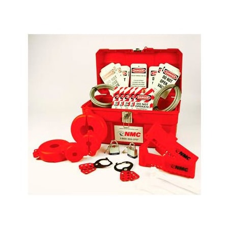 National Marker Co Valve Lockout Kit with Contents VLOK1